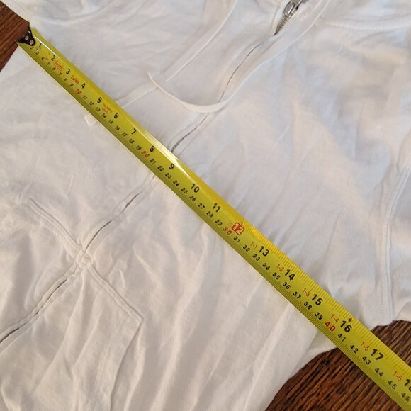 GAP Vintage Lightweight White Hoodie Full Zip Women's Size M - Picture 8 of 11
